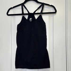 Eastern Mountain Sports Black Fitted Backless Tank Top